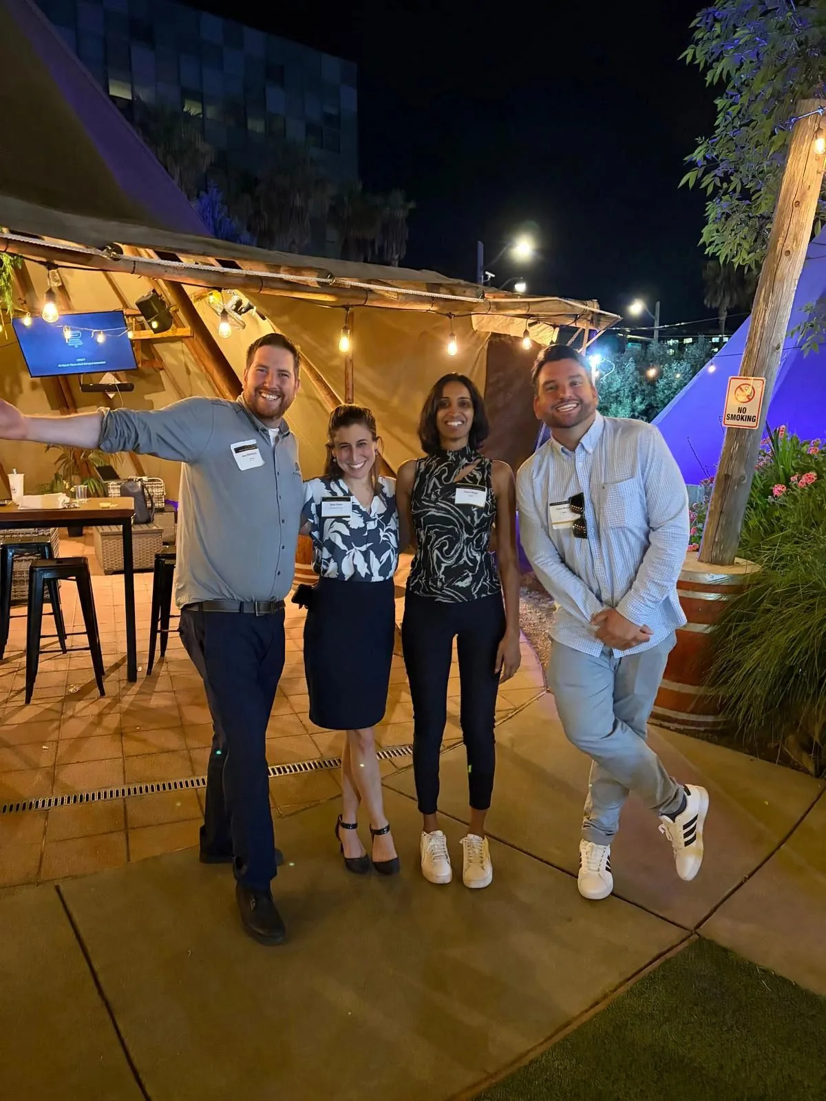 FTW hosts welcoming guests at an Investment Climate Dinner