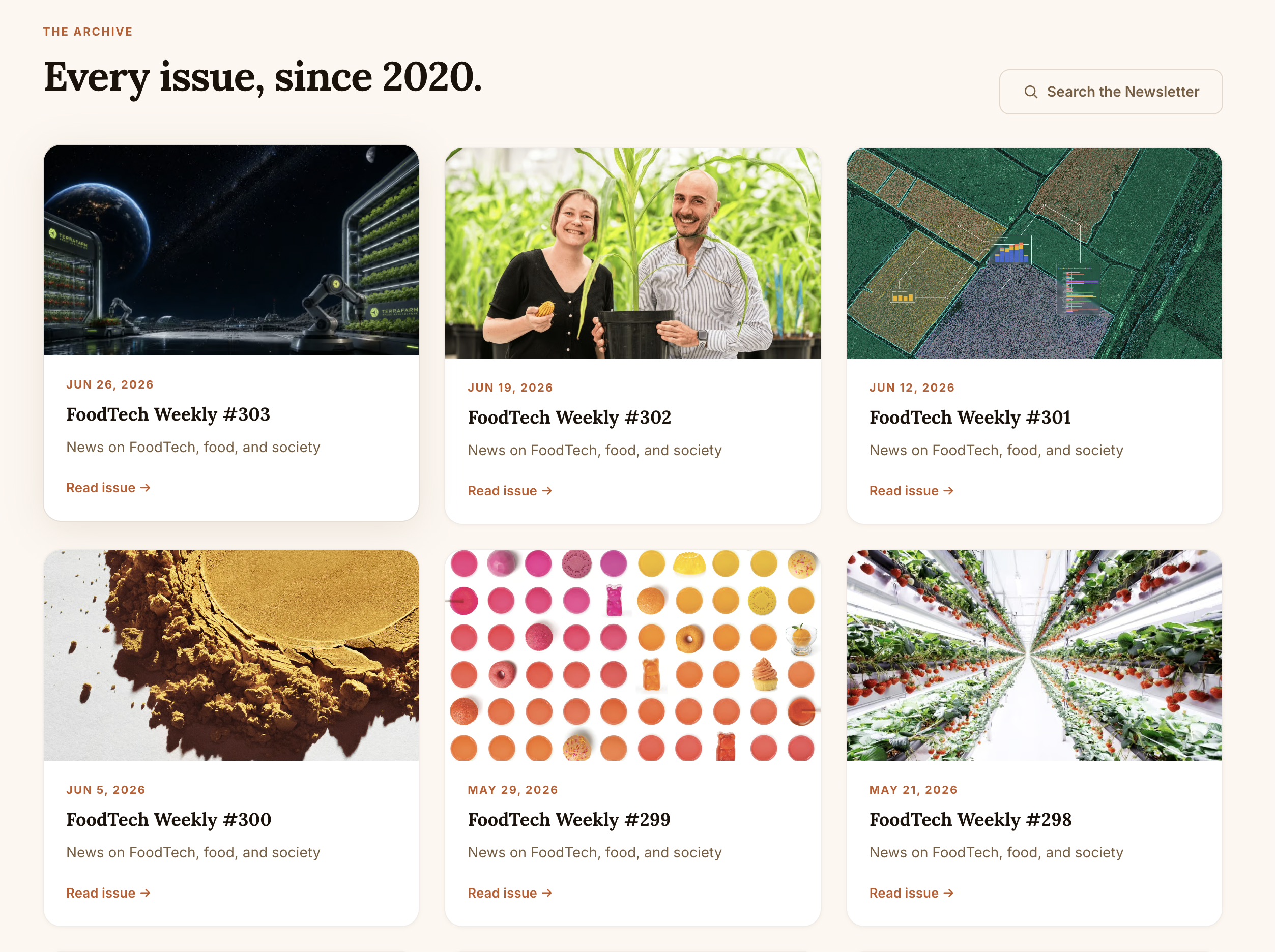 FTW newsletter archive